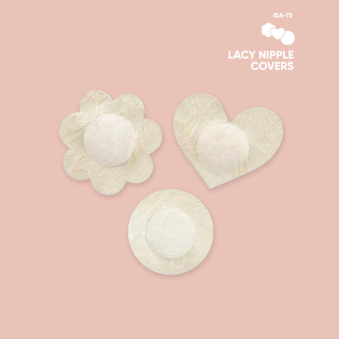 Cubre pezones en encaje / Lacy nipple covers / ISA-75