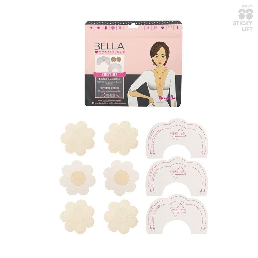 Brasier Invisible Adhesivo en Tela con realce / Soft bra– Bella Confidence
